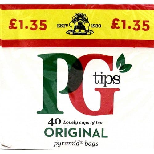 PG tips 40s Pyramid Teabags 116g