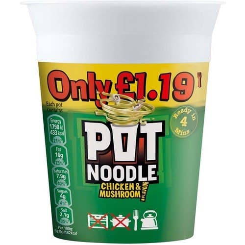 Pot Noodle Chicken & Mushroom