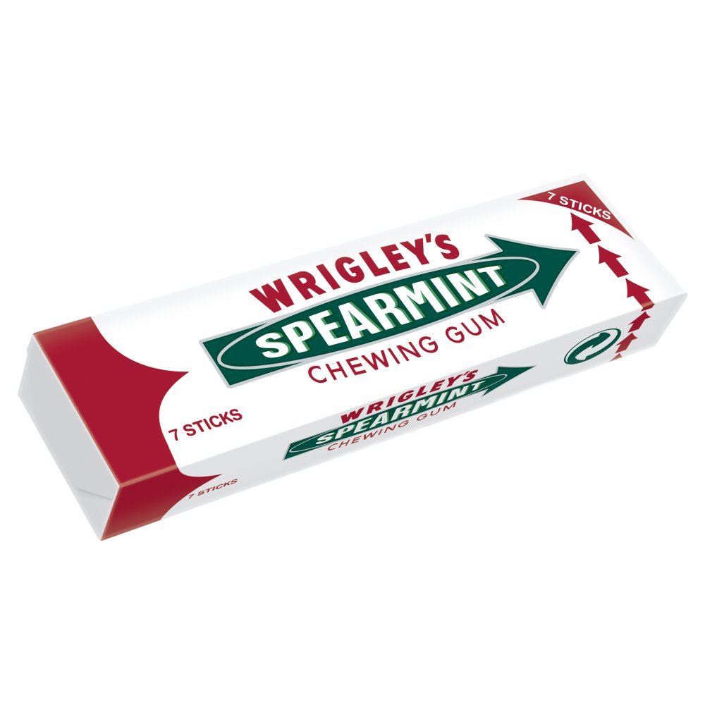 Wrigley's Spearmint Chewing Gum 7 Sticks
