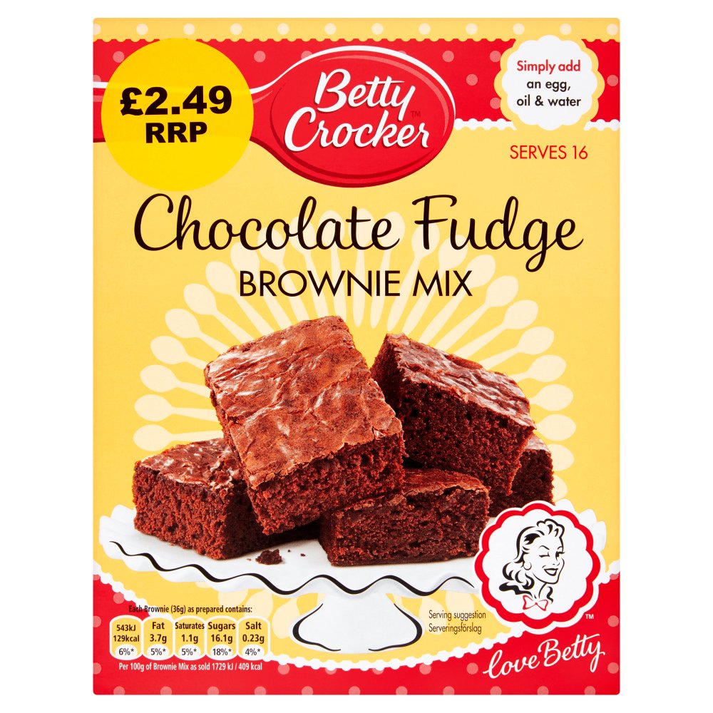 Betty Crocker Chocolate Fudge Brownie Mix 415g