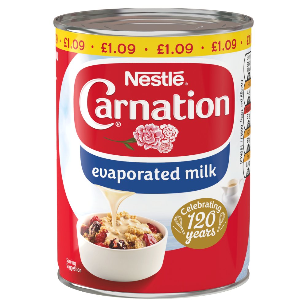 Carnation Evaporated Milk 410g (Copy)