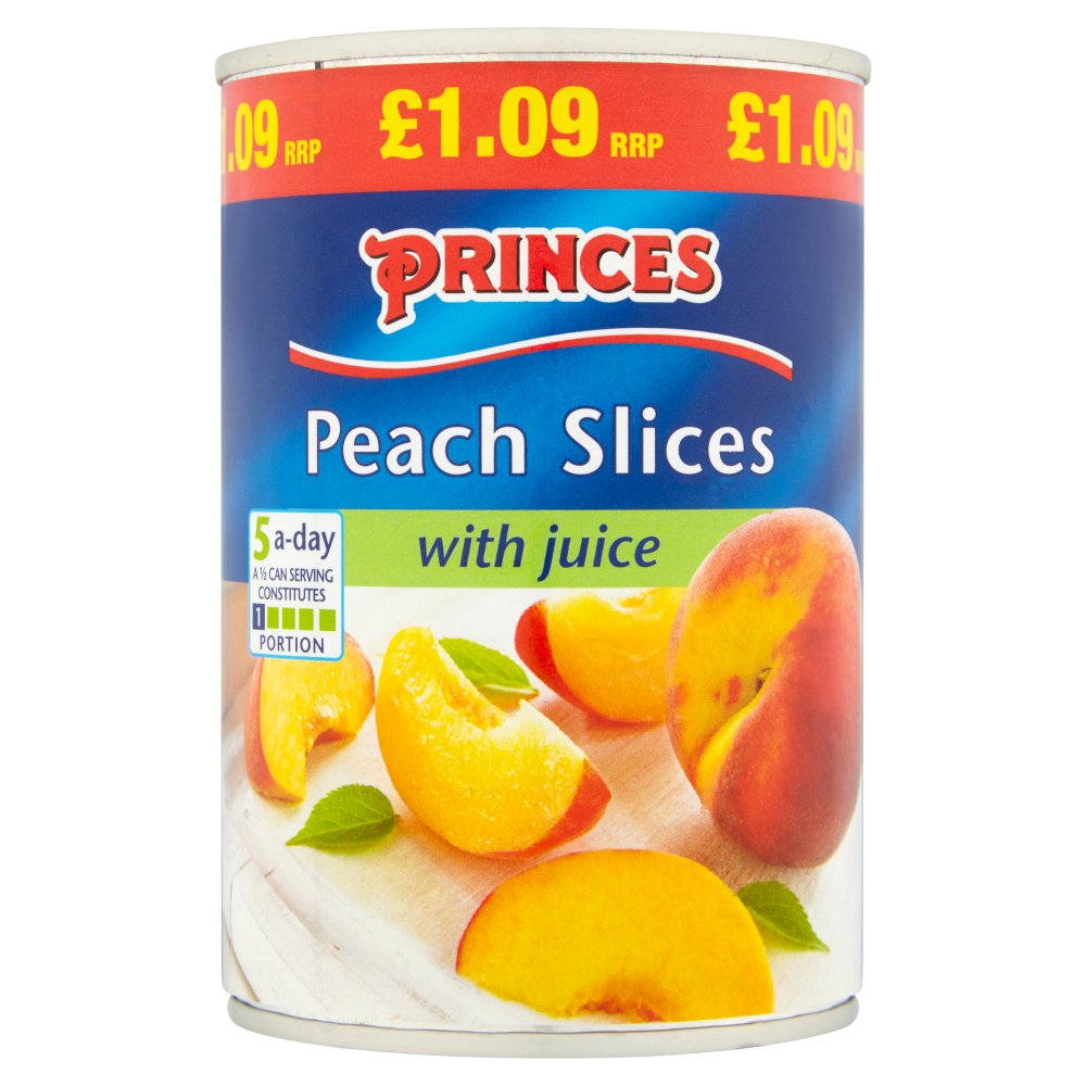 Princes Peach Slices with Juice 410g
