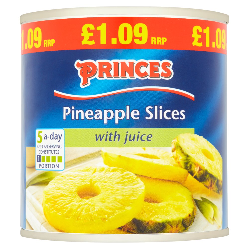 Princes Pineapple Slices with Juice 432g