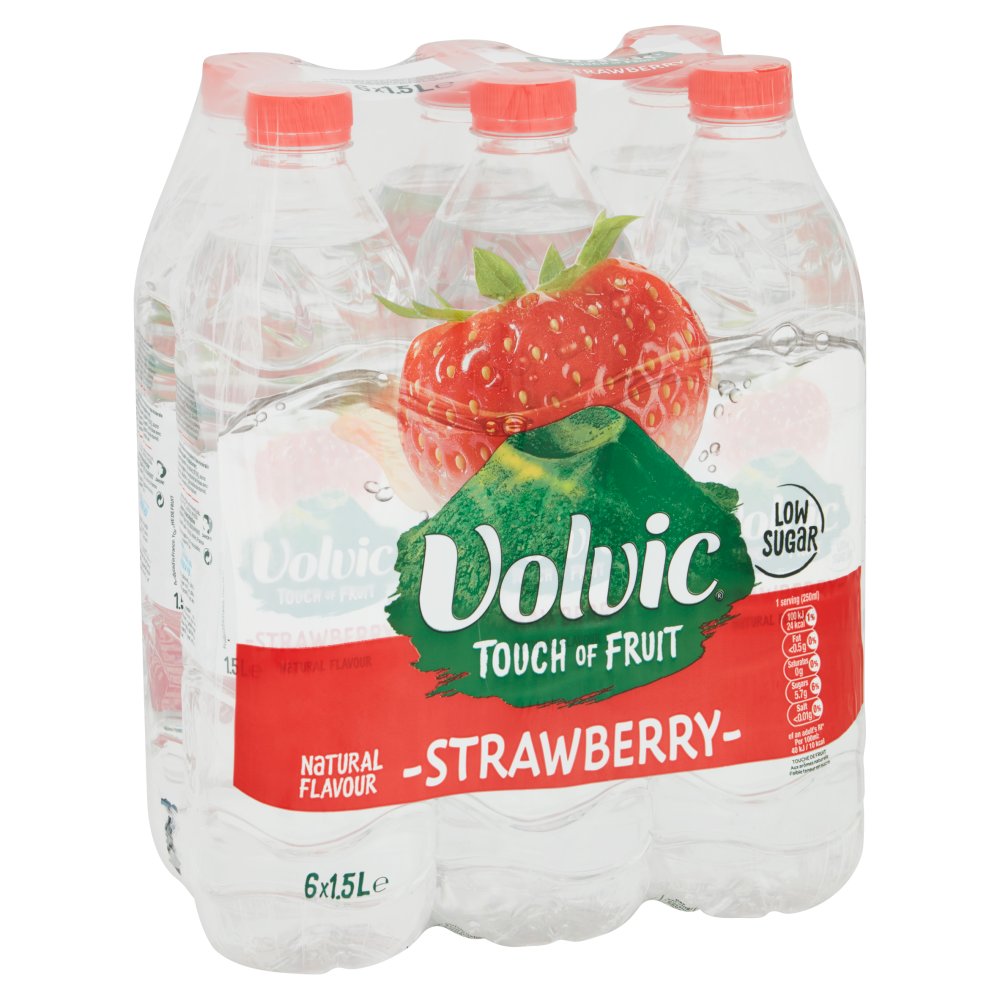 Volvic Touch of Fruit Strawberry Natural Flavoured Water
